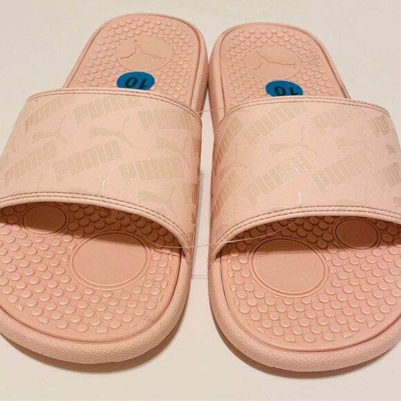 Puma slides women’s size 10 pink new - Picture 2 of 3